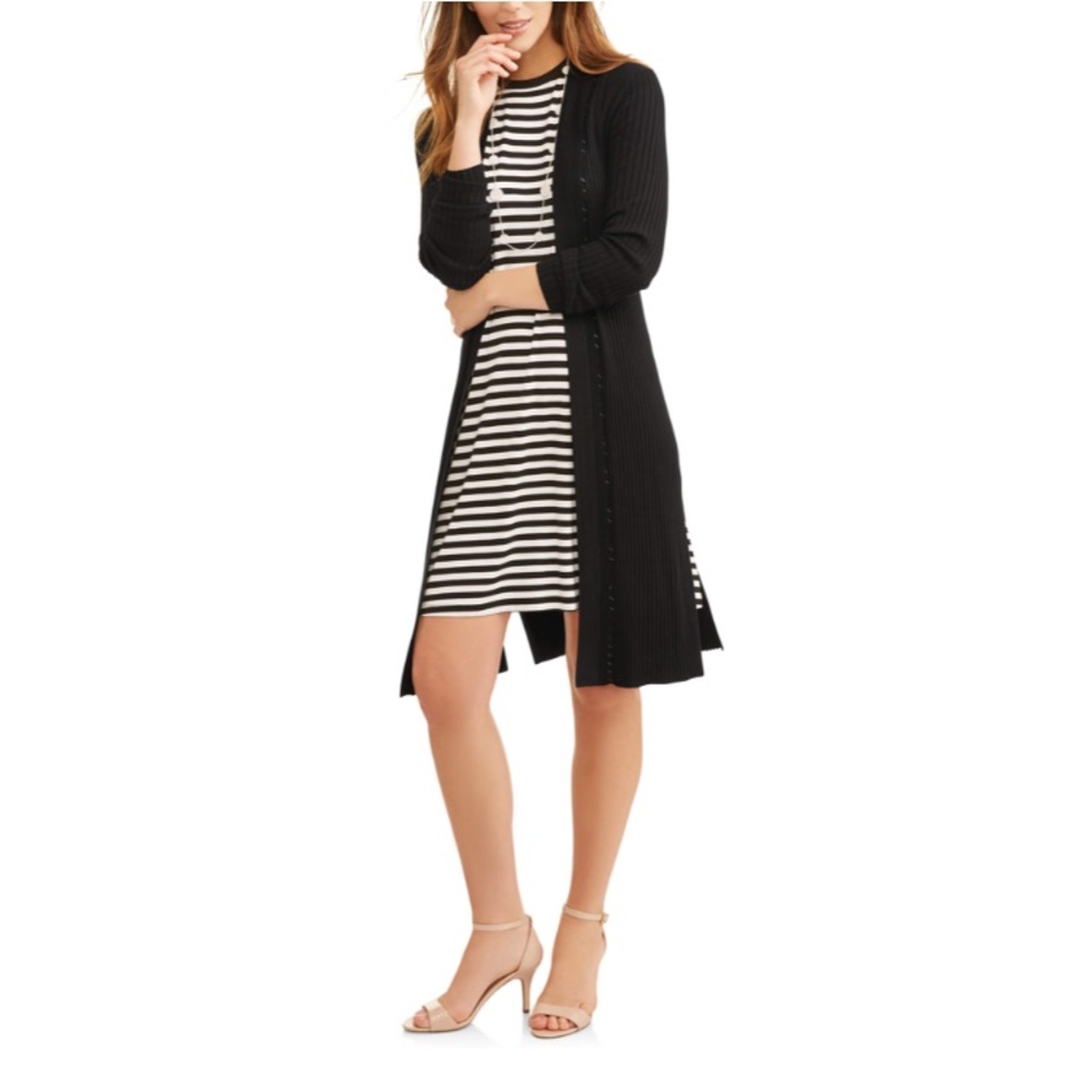 NWOT Long Black Cardigan